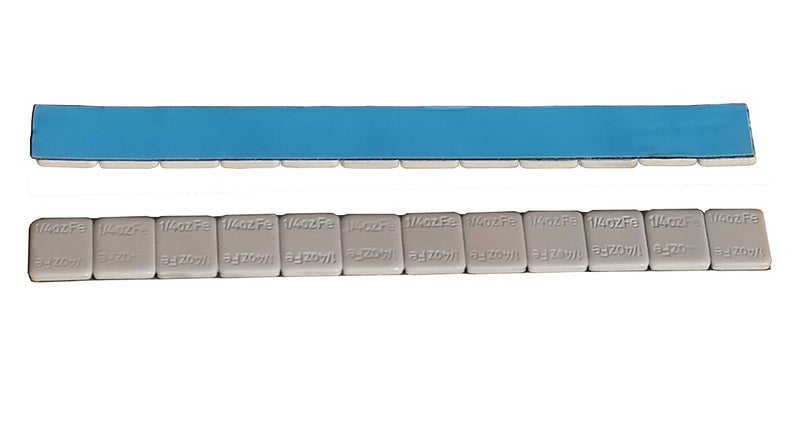 HARZOLE AW-0721a 1 Box of Wheel Weights 1/4 Oz (0.25) Stick-on Adhesive Tape (180 Oz) 720 Pcs - Image 2